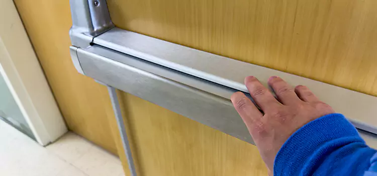 Installing a Push Bar on a Door Richardson
